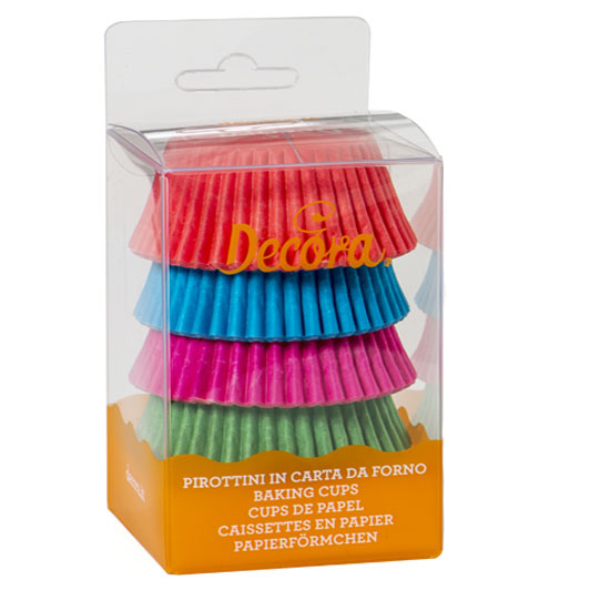 Chese L Hartie ColorMix 4 Culori, Ø 5 x H 3.2 cm, 75 buc [2]