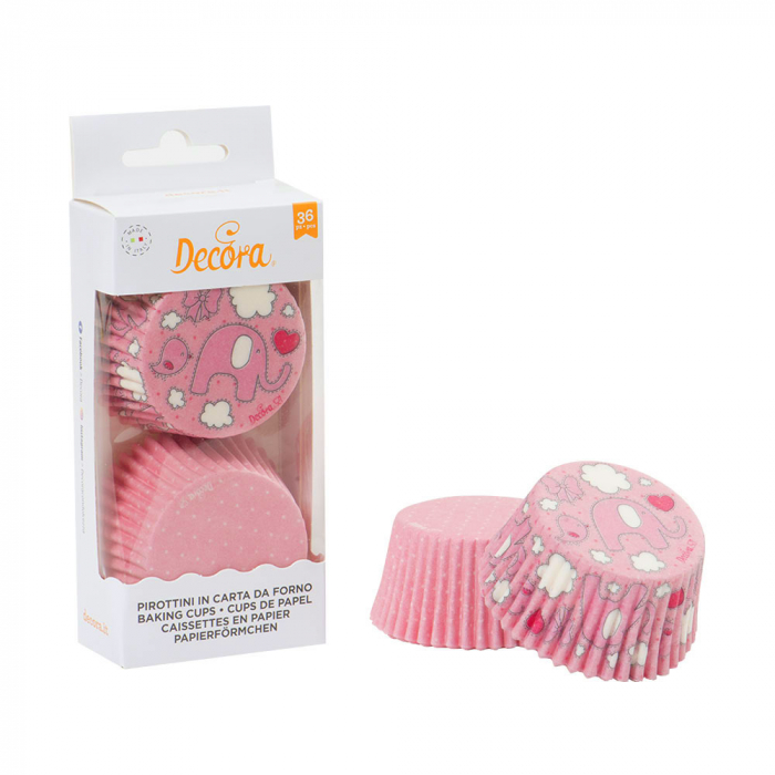 Chese L Hartie Model Bebe Fetita, Ø 5 x H 3.2 cm, 36 buc [2]