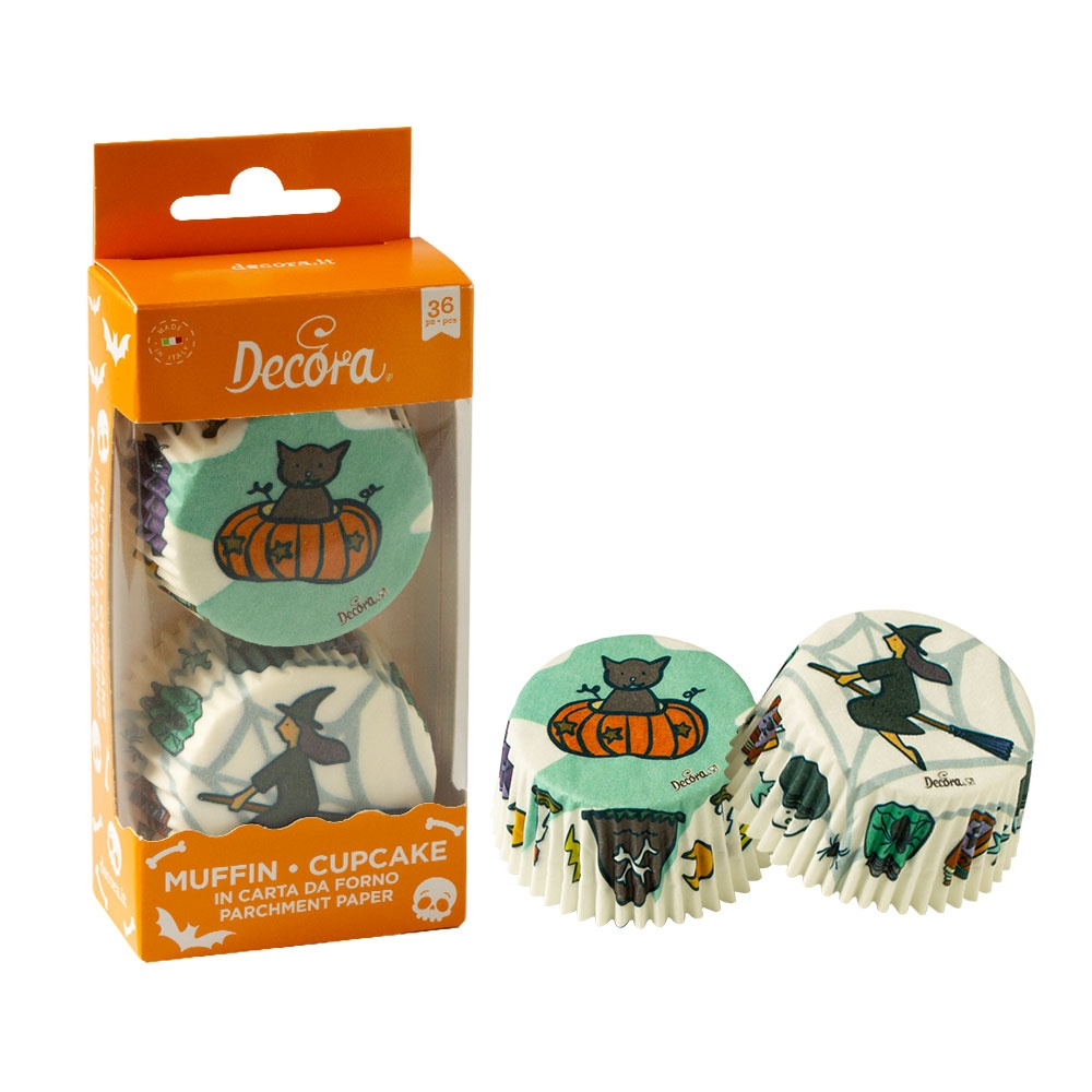 Chese L Hartie Model Halloween, Ø 5 x H 3.2 cm, 36 buc [1]