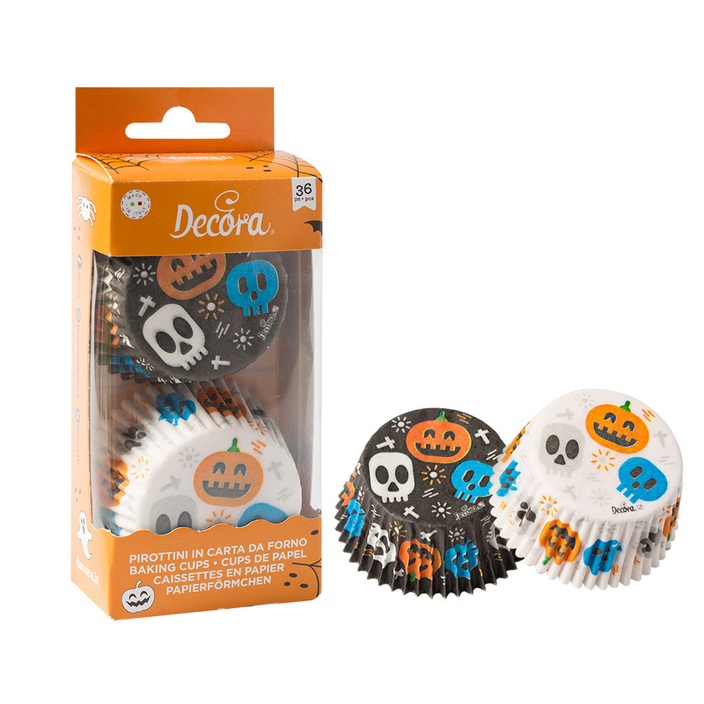 Chese L Hartie Model Halloween, Ø 5 x H 3.2 cm, 36 buc [1]