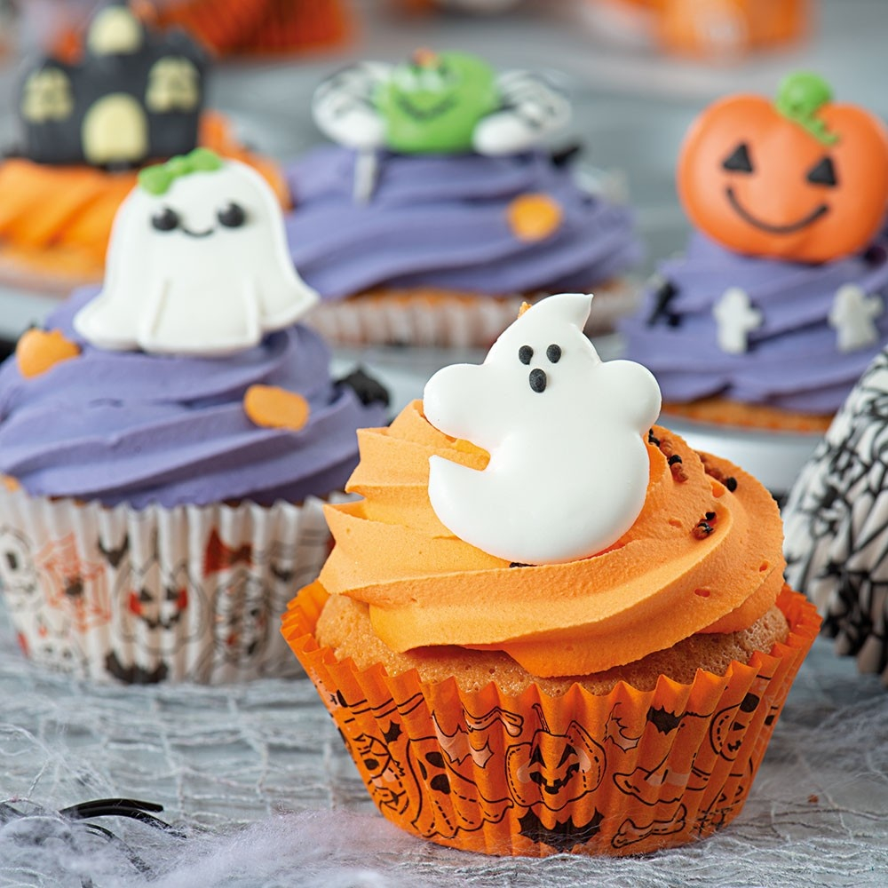 Chese L Hartie Model Halloween, Ø 5 x H 3.2 cm, 36 buc [3]