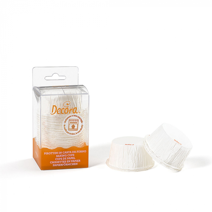 Chese XL Hartie Creponata Alb, Ø 5.5 x H 3.5 cm, 25 buc [3]