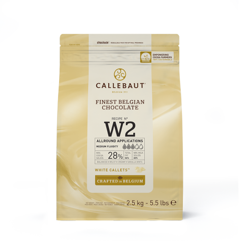 Ciocolata Alba 28% Recipe W2, 2,5 Kg, Callebaut [1]