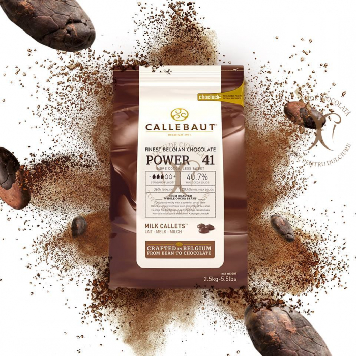 Ciocolata cu Lapte 40,7% POWER 41, 2,5 Kg, Callebaut [3]