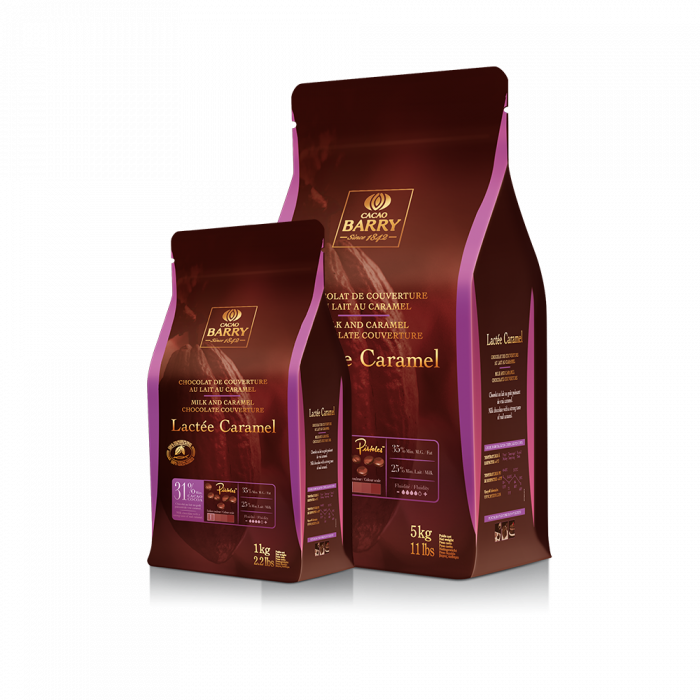 Ciocolata cu Lapte LACTEE CARAMEL 31 %, 5 Kg, Cacao Barry [1]