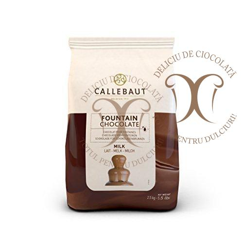 Ciocolata cu Lapte pentru fantana de ciocolata, 37,8% cacao, 2,5 Kg, Callebaut [4]