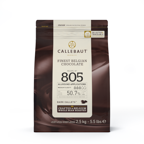 Ciocolata Neagra 50,7% Recipe 805, 2,5 Kg, Callebaut [1]