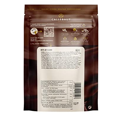 Ciocolata Neagra 54,5% Recipe 811, 1 Kg, Callebaut [2]