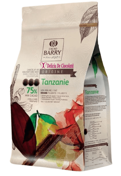 Ciocolata Neagra TANZANIE 75 %, 1 Kg, Cacao Barry [1]