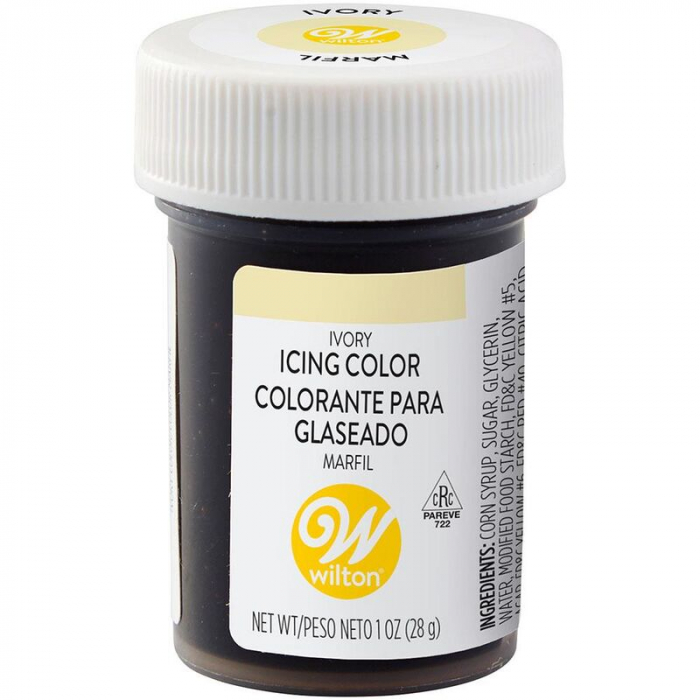 Colorant Alimentar Gel, Ivoriu (Ivory) - Wilton, 28 gr [1]
