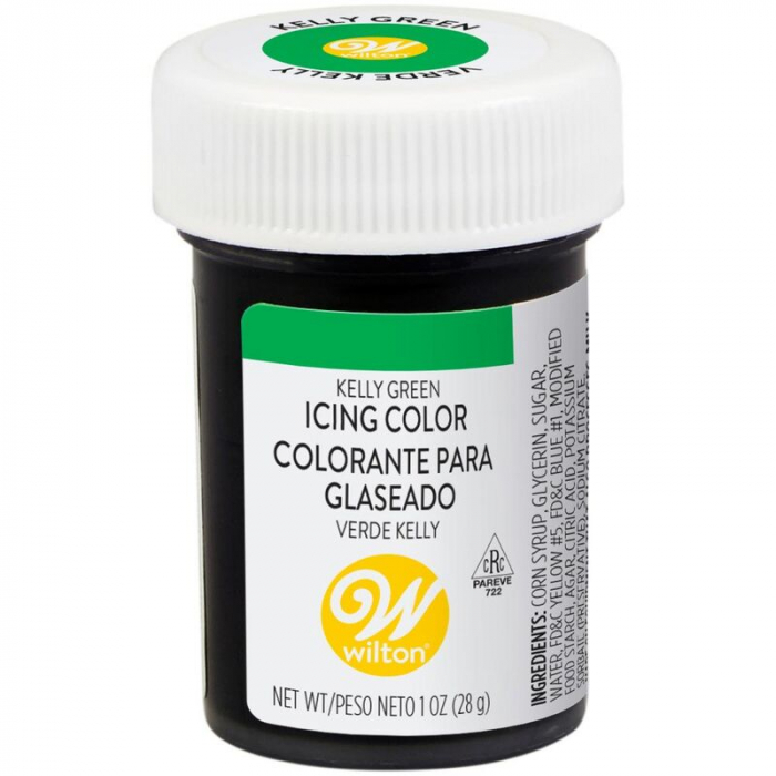 Colorant Alimentar Gel, Verde (Kelly Green) - Wilton, 28 gr [1]