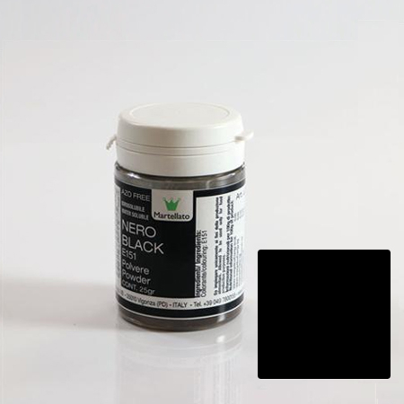 Colorant Alimentar Hidrosolubil Pudra Granulara, Negru, 25 gr - Azo Free [1]