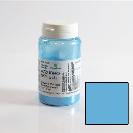 Colorant Alimentar Liposolubil Pudra, Bleu Perlat, 25 gr - Azo Free [1]