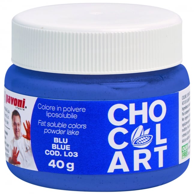 Colorant Alimentar Liposolubil Pudra CHOCOLART, Albastru, 40 gr - Azo Free [1]