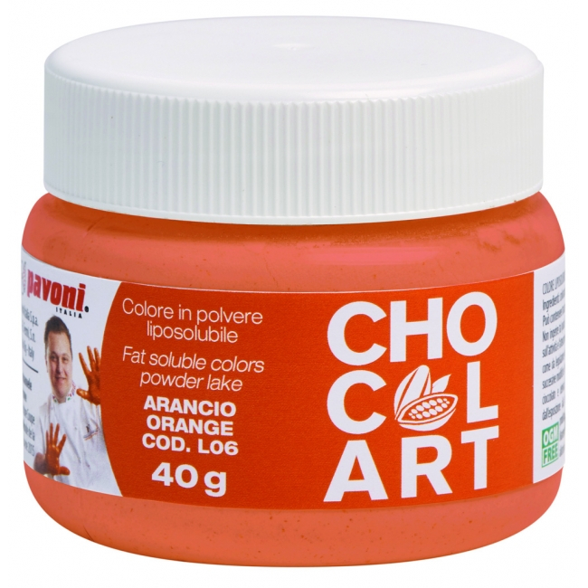 Colorant Alimentar Liposolubil Pudra CHOCOLART, Portocaliu, 40 gr [1]