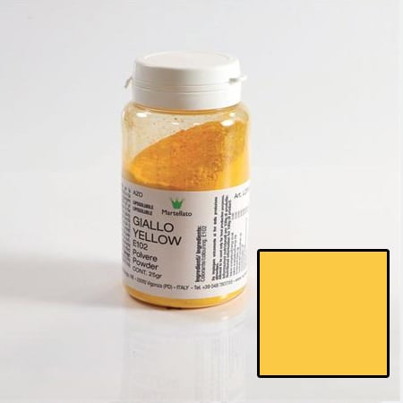 Colorant Alimentar Liposolubil Pudra, Galben, 25 gr [1]