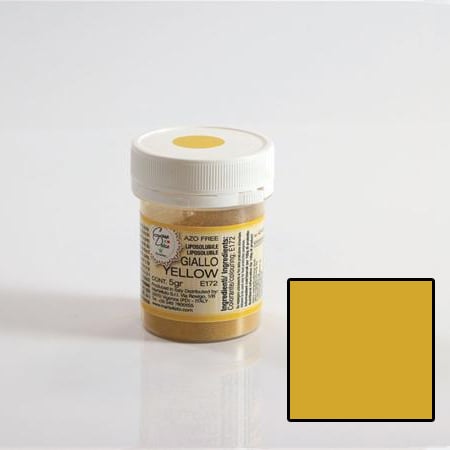 Colorant Alimentar Liposolubil Pudra, Galben-Mustar, 5 gr - Azo Free [1]