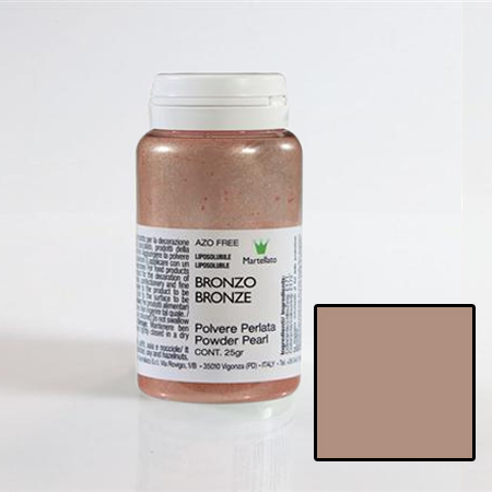 Colorant Alimentar Liposolubil Pudra Metalizata, Bronz, 25 gr - Azo Free [1]