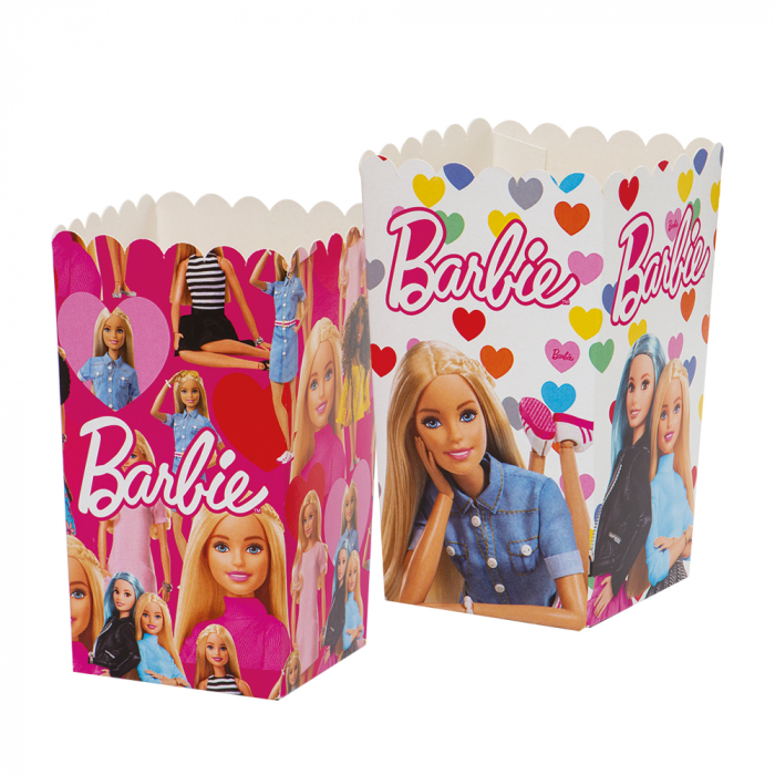 Cutii Party Barbie, Carton Impermeabil, 7 x 7 x H 14 cm, 6 Buc [1]