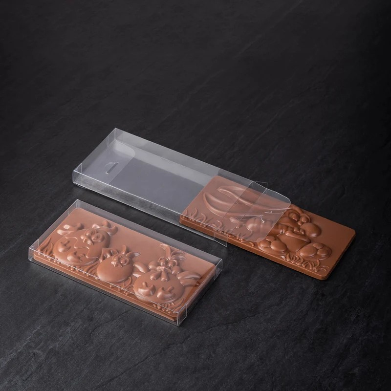 Cutii Plastic Transparent pt Tablete Ciocolata, 15.6 x 8 x H 1.5 cm, Set 20 Buc [1]