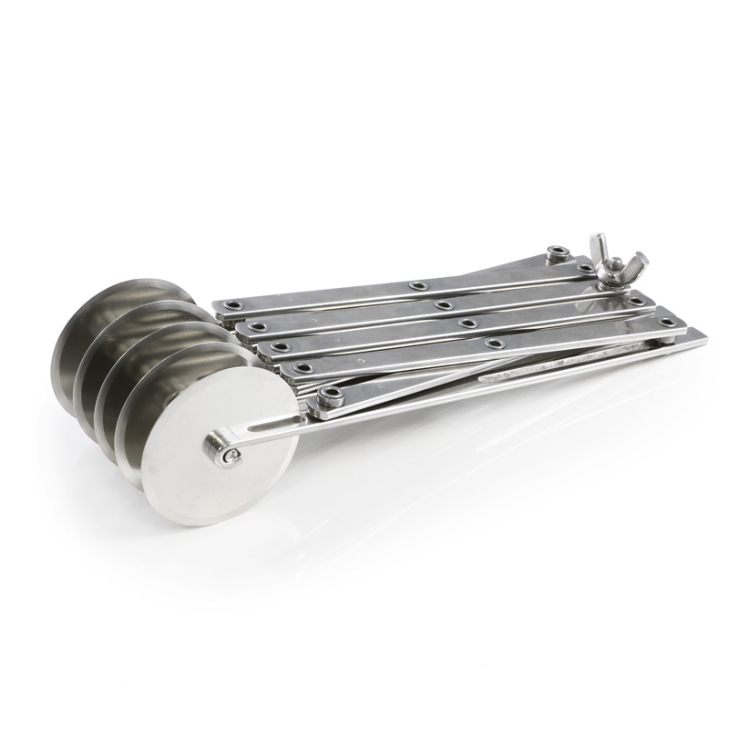 Cutit Inox Extensibil cu 5 Lame Circulare Netede, Reglabil între 1 și 12,5 cm, Martellato [3]