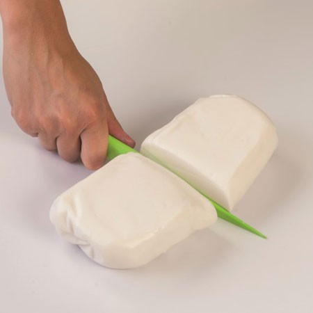 Cutit Paste Modelabile, Material Plastic Verde, L 26 cm [2]
