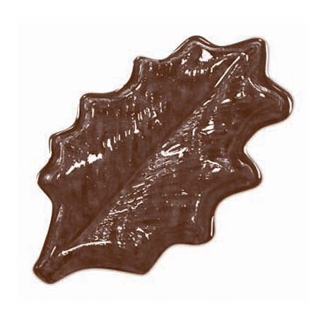 Decor Craciun Holly Leaf - Matrita Plastic Ciocolata [1]