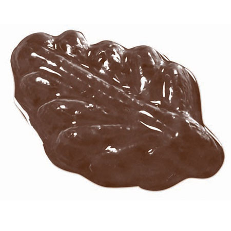 Decor Frunze Ø 3.5cm - Matrita Plastic Ciocolata [1]