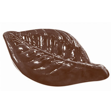 Decor Frunze Ø 4.6cm - Matrita Plastic Ciocolata [1]