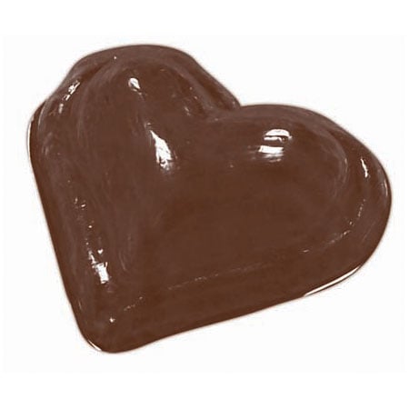 Decor Inimioare Ø 3cm - Matrita Plastic Ciocolata [1]