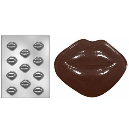 Decor / Praline Kiss Ø 4.5cm - Matrita Plastic Ciocolata [3]
