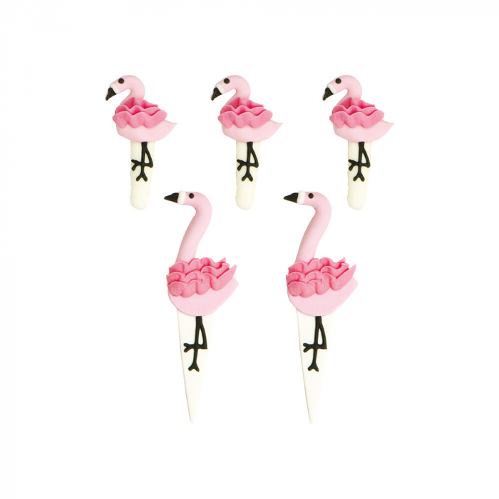 Decor Zahar - Figurine Flamingo Ø 2.5 si 4 cm, 5 buc [2]