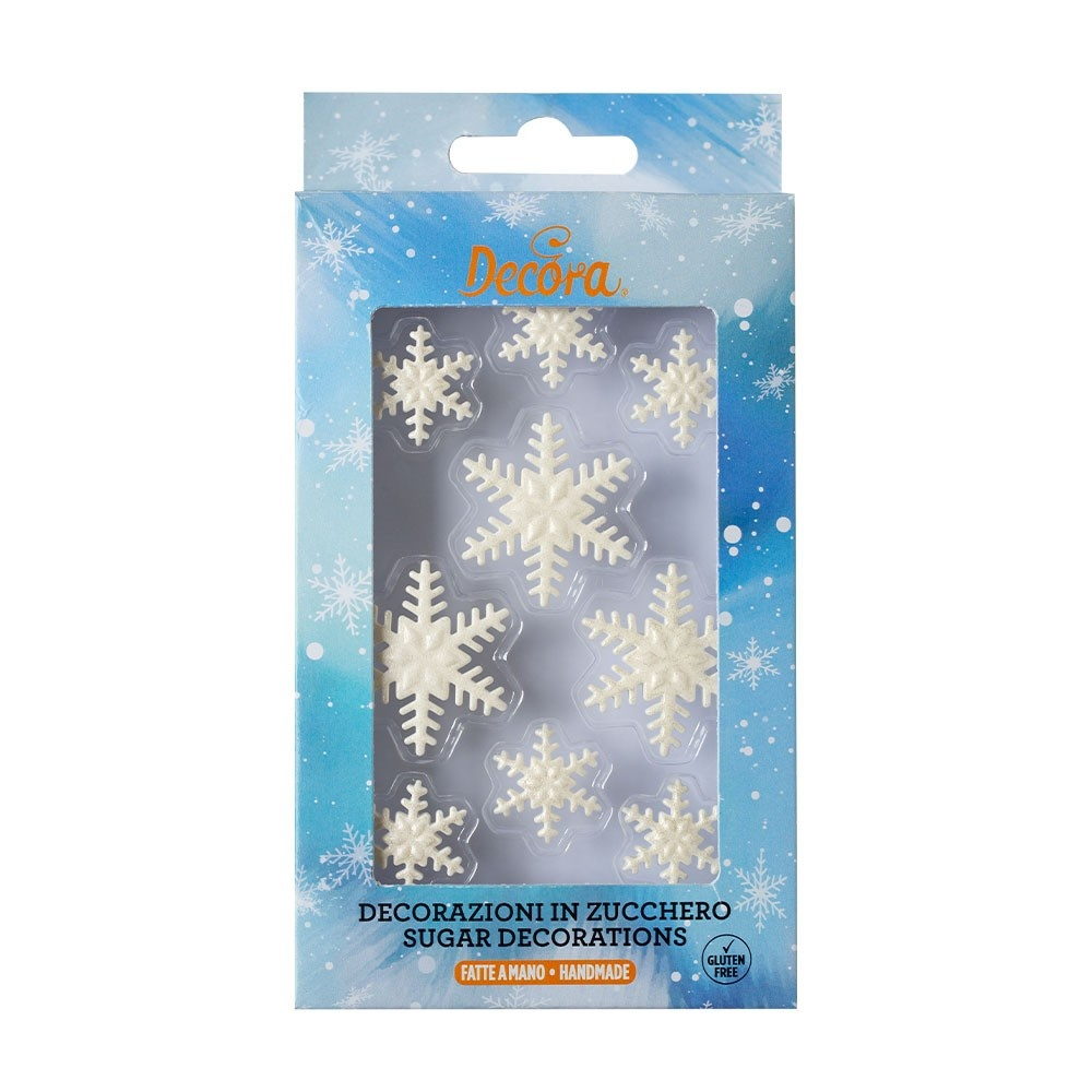 Decor Zahar - Fulgi de Zapada Ø 2.5 - 4 cm, 9 modele, 9 buc [1]
