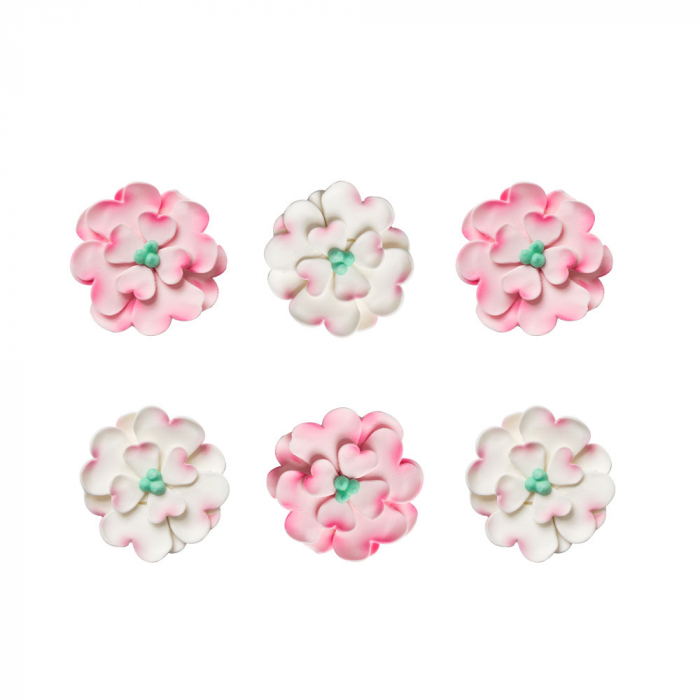 Decor Zahar - Iasomie Alb Roz Ø 4.5 cm, 6 buc [2]