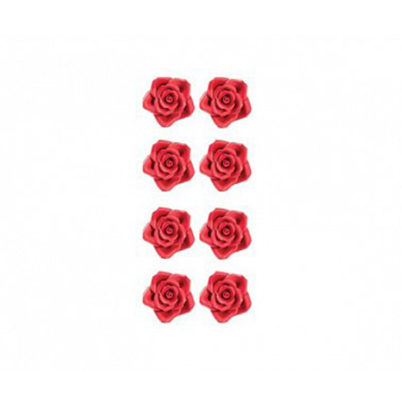 Decor Zahar - Trandafiri Rosu Ø 2 cm, 56 buc [1]