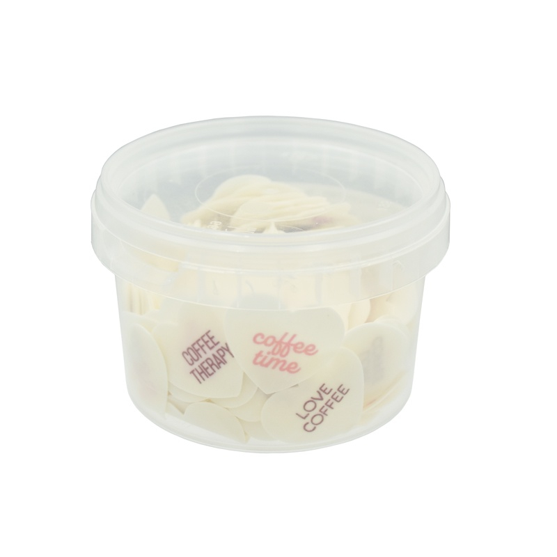 Decoruri Comestibile Cappucino Inima 3 x 2.8 cm, 280 buc [2]