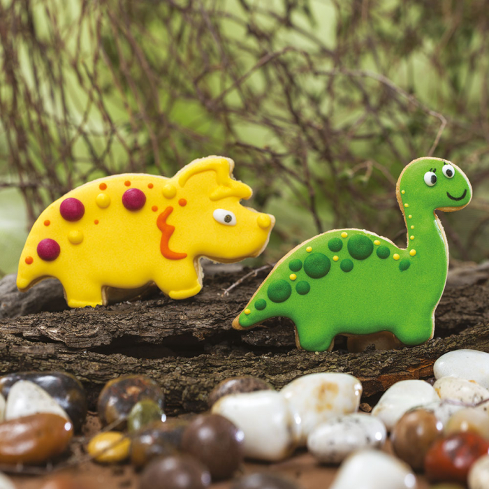 Dinozauri - Decupatoare Plastic Ø 9 si 10 x H 2.2 cm, Set 2 Buc [2]