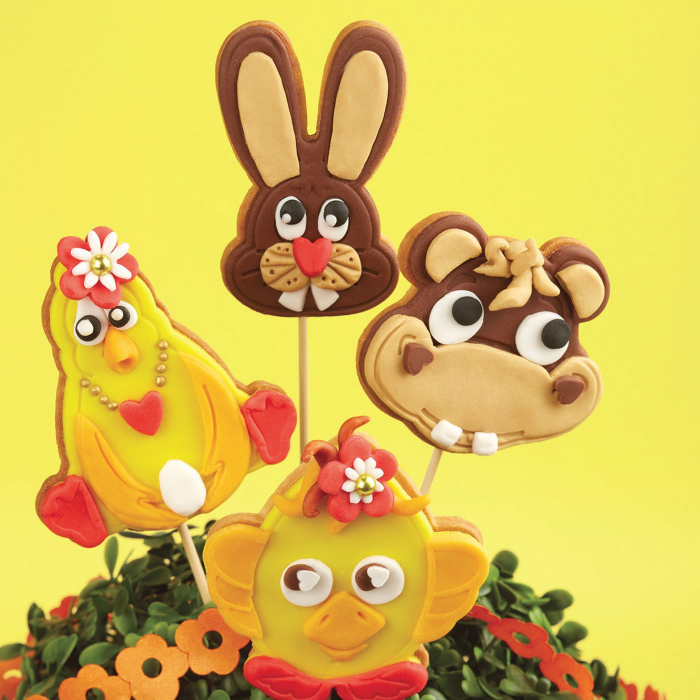 Funny Animals - Decupatoare Plastic cu Extractor Ø 8 cm, Set 4 Buc [6]