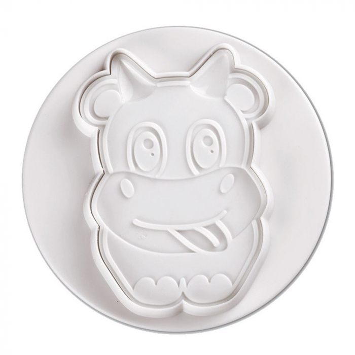 Funny Animals - Decupatoare Plastic cu Extractor Ø 8 cm, Set 4 Buc [4]