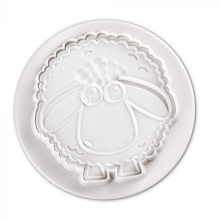Funny Animals - Decupatoare Plastic cu Extractor Ø 8 cm, Set 4 Buc [4]