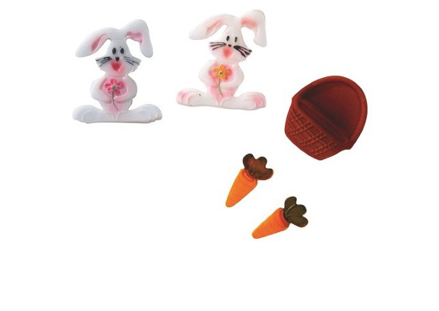 Biscuiti sau Decoruri Paste - Decupatoare Plastic cu Extractor Ø 3.3 - 4.6 cm, Set 3 Buc [4]