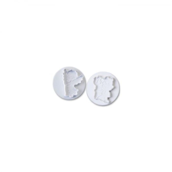 Inger si Diavol - Decupatoare Plastic cu Extractor Ø 8 cm, Set 2 Buc [3]