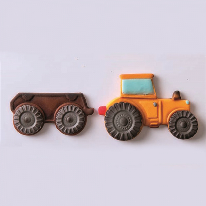 Tractoras - Decupatoare Plastic cu Extractor, Set 4 Buc [2]