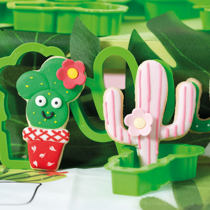 Decupatoare Plastic Cactus Ø 8.6 si 8.8 x H 2.2 cm, 2 Buc  [2]