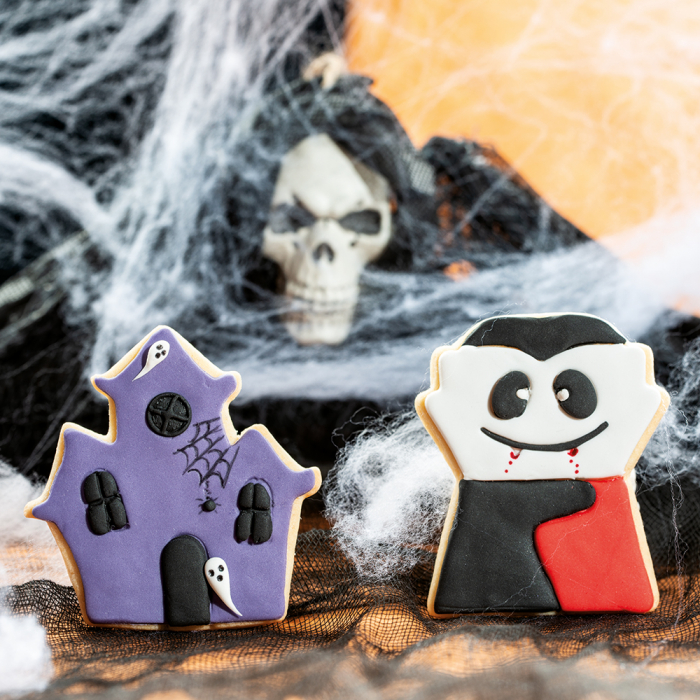 Decupatoare Plastic Halloween - Casa Vampirilor Ø 8 x H 2.2 cm, 2 Buc [3]
