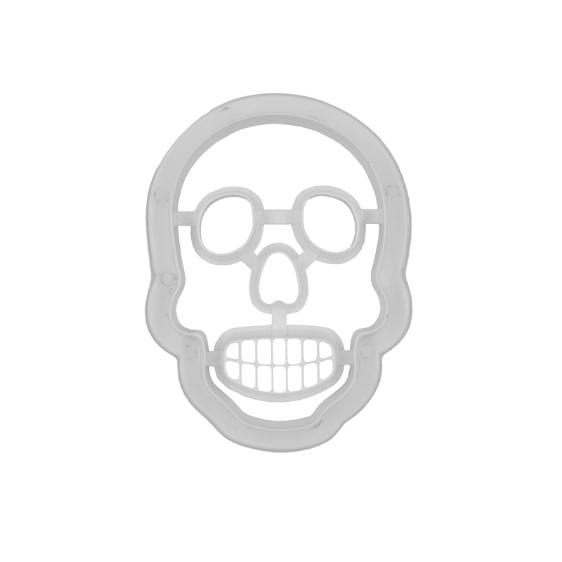 Decupatoare Plastic Halloween - Craniu, 6 x 9 x H 2.2 cm [1]