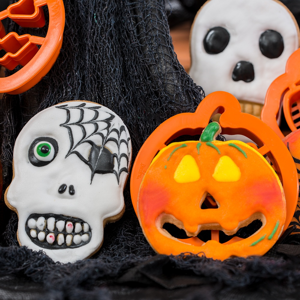 Decupatoare Plastic Halloween - Dovleac Vesel, 7.5 x 8 x H 2.2 cm [3]