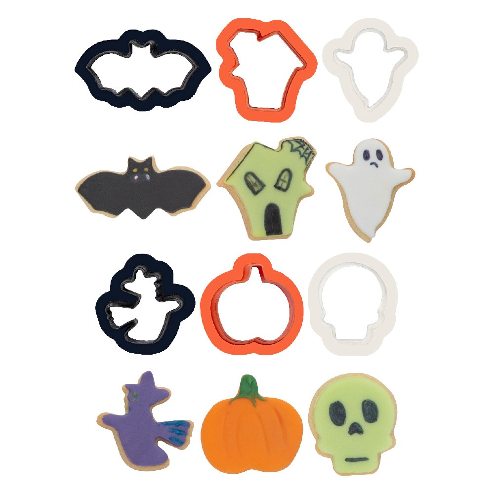 Decupatoare Plastic Halloween - Liliac, 5.5 x 2.5 x H 2.2 cm [4]