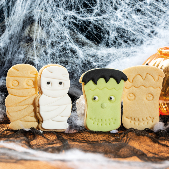 Decupatoare Plastic Halloween - Mumie si Monstru Ø 8 x H 2.2 cm, 2 Buc [2]