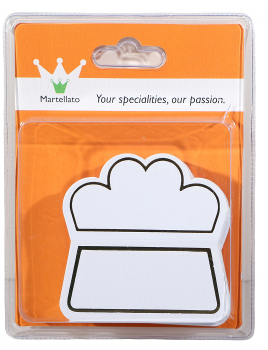 Etichete Pret Material Plastic Alb, Contur Auriu, 7.5 x 4 cm, Set 15 buc [2]